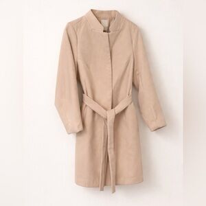 H&M Cream Belted Trench Coat